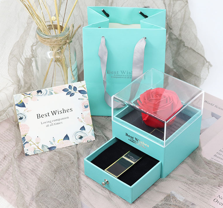 Eternal Flower Gift Box for Jewelry – Michael Chayanne Collection & Co.